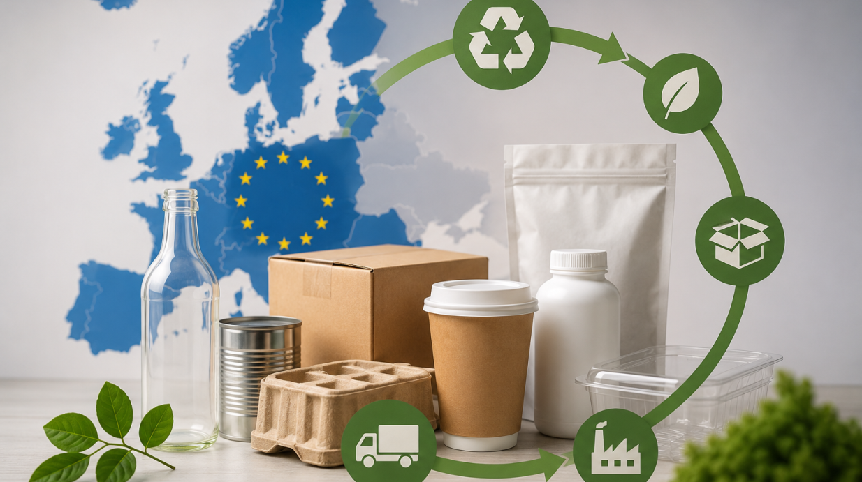 Nouveau règlement européen sur les emballages dès le 12.08.2026