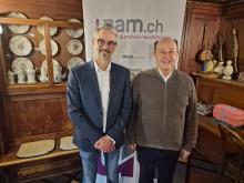 Les deux nouveaux Vice-Présidents tout sourires: Vincent Schläppy et Pierre-Daniel Senn