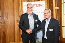 Alain Barbey, Ancien CEO de TGV Lyria et Responsable Ouest de CFF, heureux d'être à Neuchâtel et de rendre un hommage appuyé à Pascal Vuilleumier