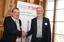 Alain Barbey, Ancien CEO de TGV Lyria et Responsable Ouest de CFF, heureux d'être à Neuchâtel et de rendre un hommage appuyé à Pascal Vuilleumier