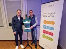 Douglas Finazzi, Directeur IFJ Suisse-Romande & Tessin, et Philippe Koller, fondateur de Netsensing Technology