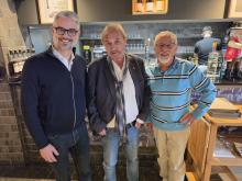 Un président et deux présidents d'honneur: Vincent Schläppy, Daniel Payot et Jean Schläppy